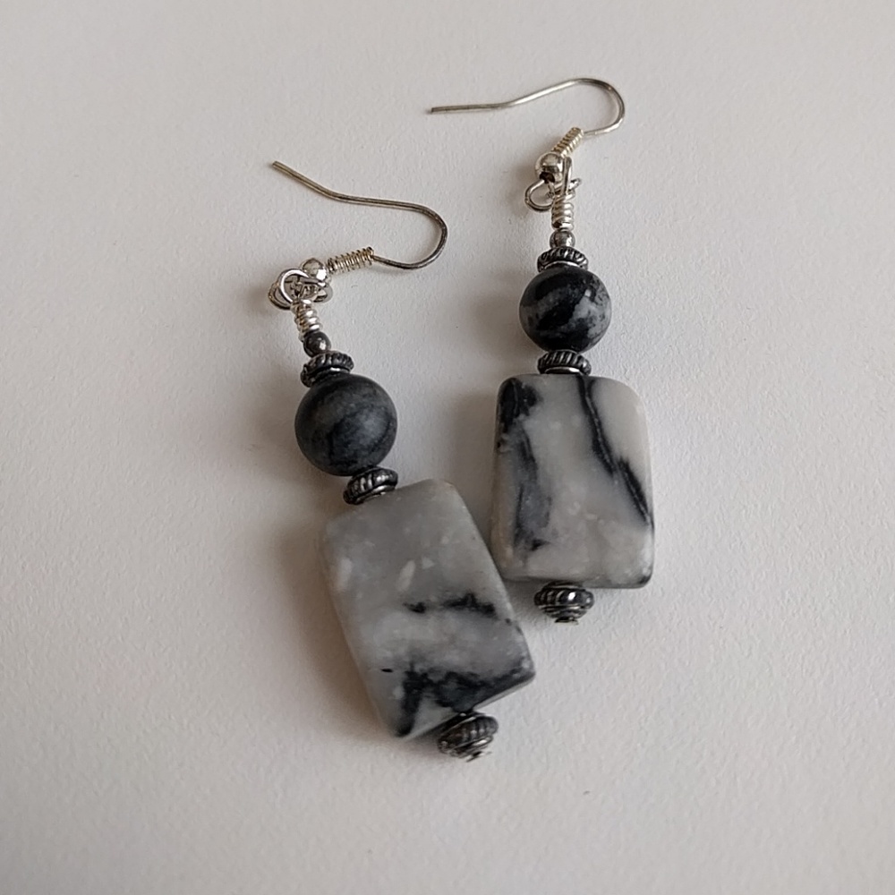 Marble earrings